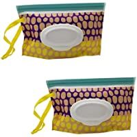 Bolsa para Toallitas Húmedas Dispensador de Toallitas Húmedas Bolsas Reutilizables para Viajes Respetuosas Medio…